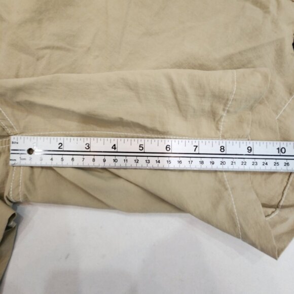 Vintage Polo Ralph Lauren Nylon Shorts Mens Large Beige Cargo Hiking Outdoor - Picture 11 of 13